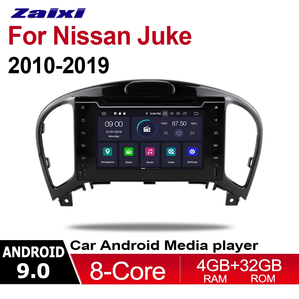 

ZaiXi 7" Android Car Multimedia player 2 Din WIFI GPS Navigation Autoradio For Nissan Juke 2010~2019 touch screen Bluetooth
