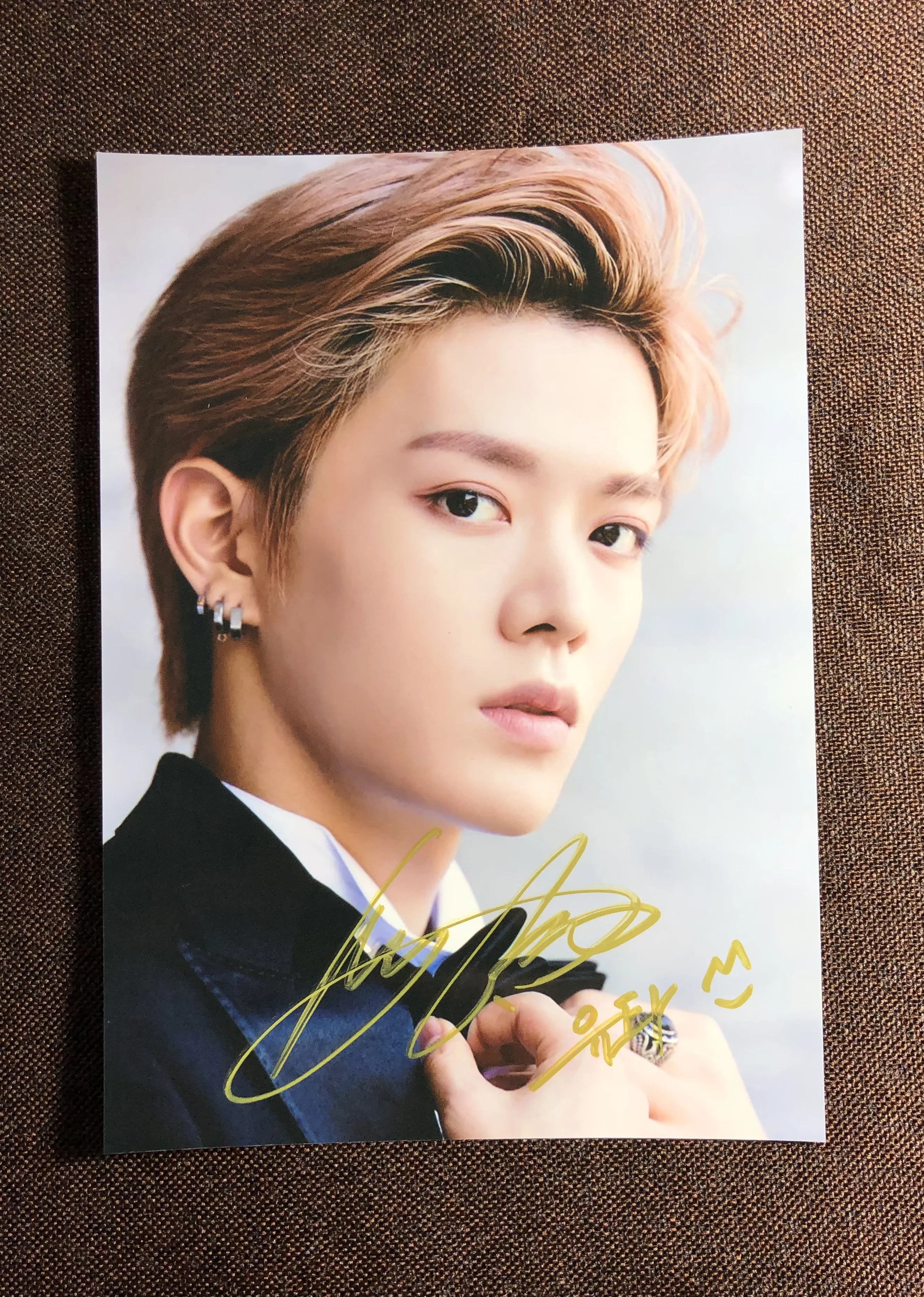 Ручной подписанный NCT 127 NCT127 Nakamoto Yuta фото с автографом 5*7 коллекция 13 версий 69EA