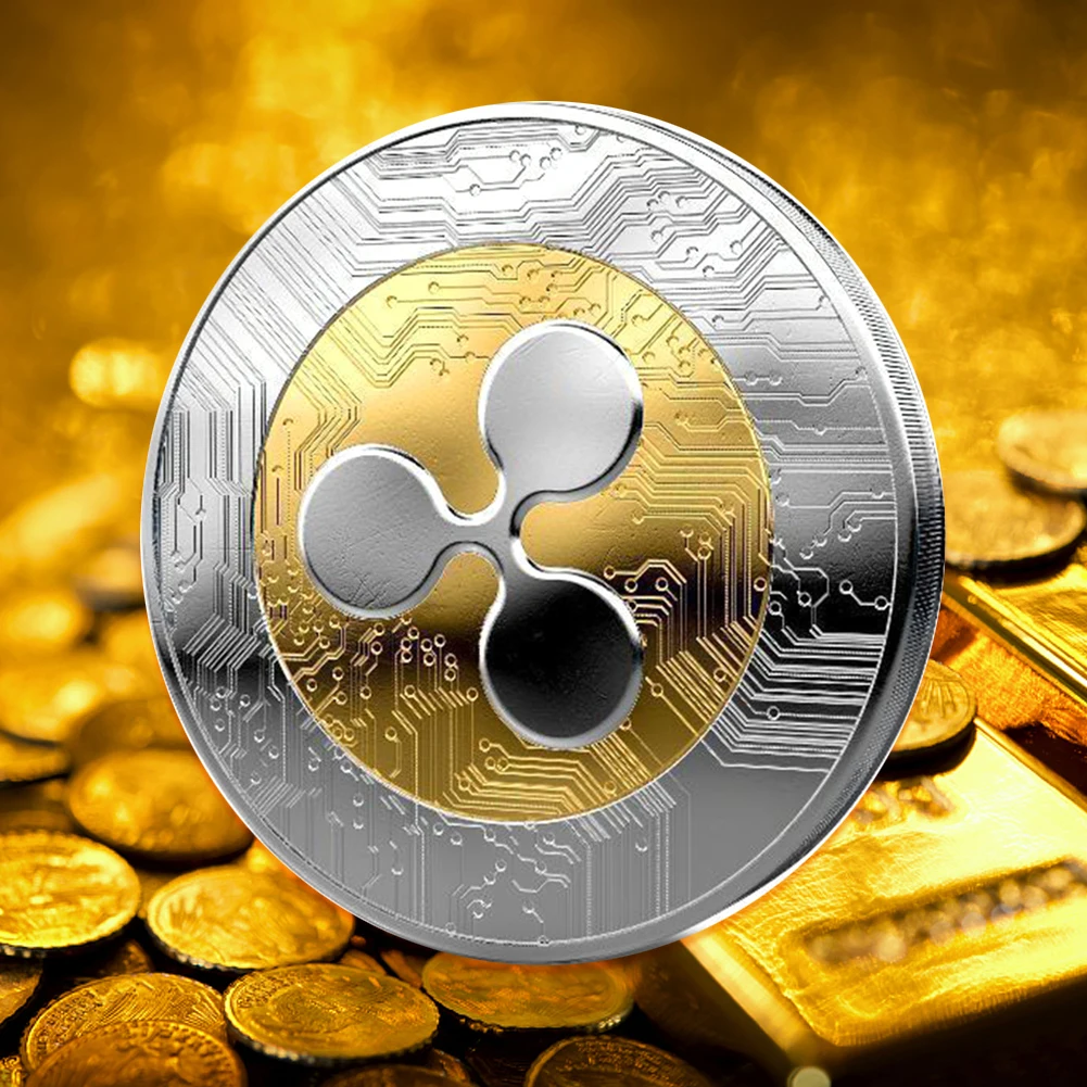 1 шт. рябь монеты XRP крипто памятные рябь XRP круглые коллекционеры монеты подарок коллективные монеты художественная коллекция