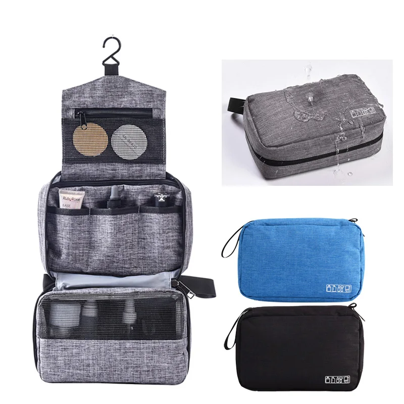 

2019 Waterproof Travel Cosmetic Bag Hanging Toiletry Bag Women /Men Makeup Storage Organizer Divider Bag Wash Neceser Pouch Cas
