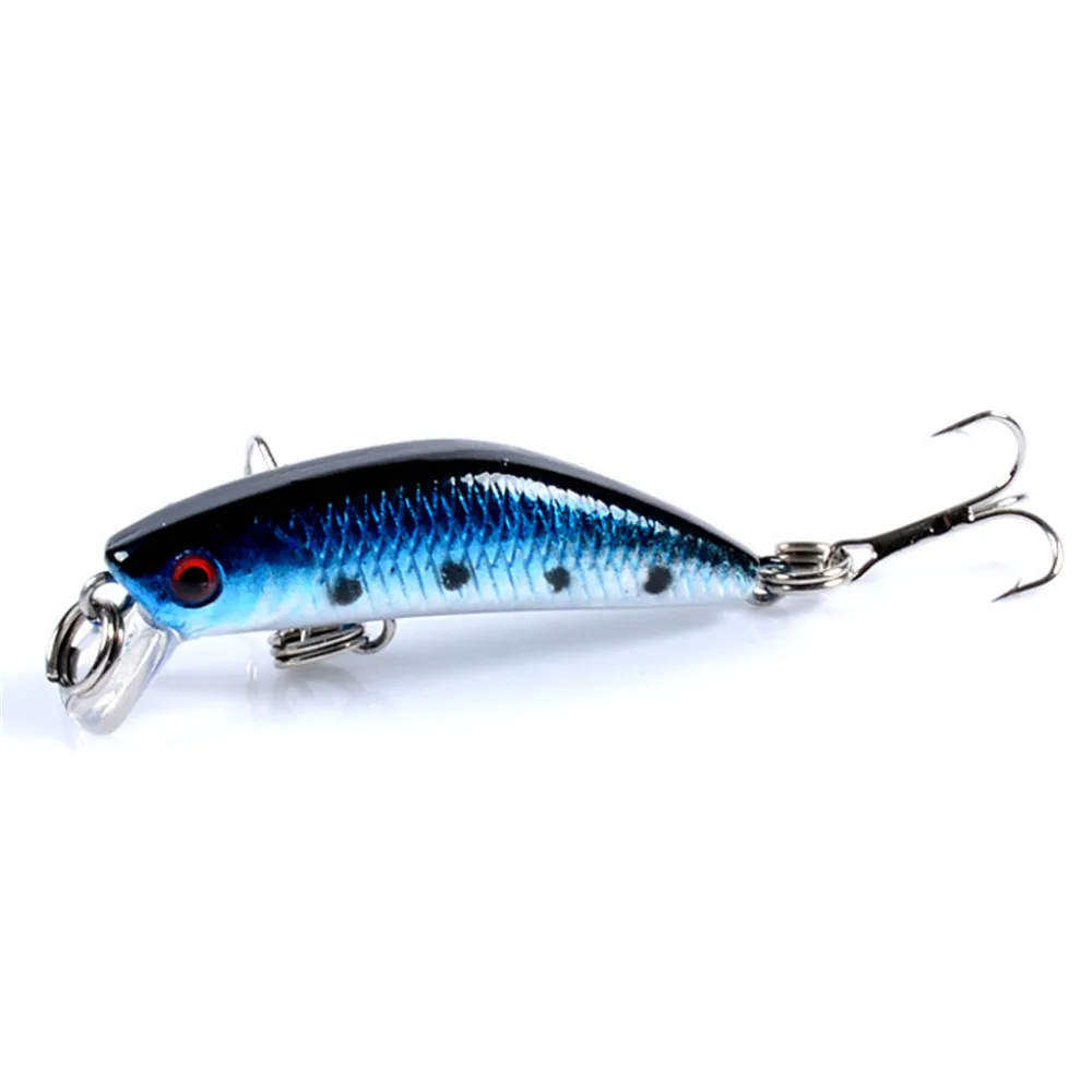 1PCS Floating Minnow Fishing Lure 4.5cm 2.8g Lifelike Plastic Wobbler Crankbaits 3D Eyes Isca Artficial Hard Bait Carp Fishing