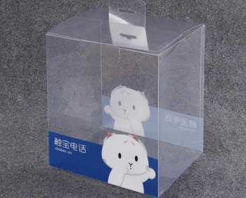 

Wholesale manufacturers small clear plastic packaging boxes recyclable printed PVC packaging boxes custom logo ---DH40097
