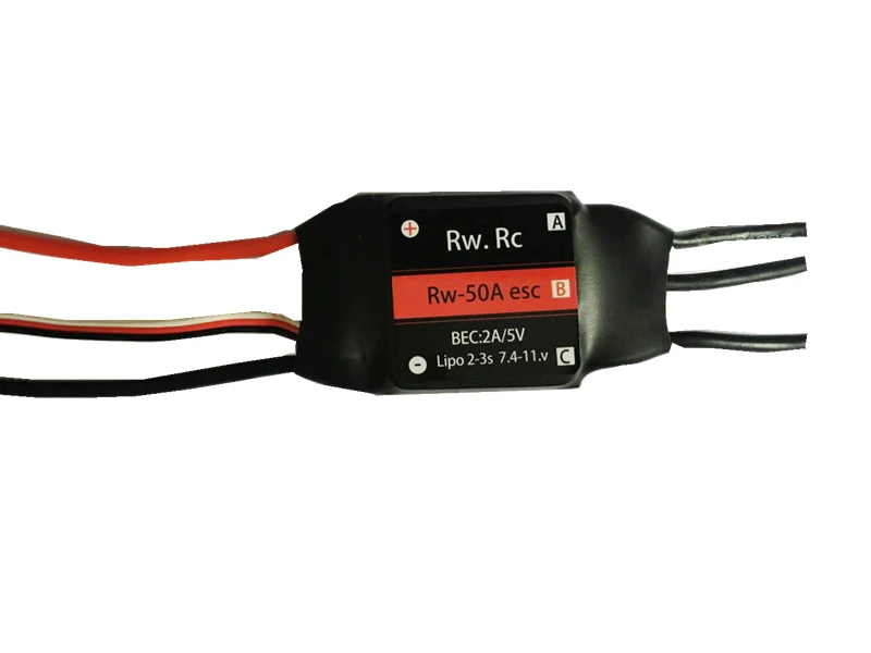 1 шт. RW. RC 2-6S 30A/50A/70A/125A/200A ESC 5 V/2A 5 V/5A UBEC Бесщеточный Регулятор скорости ESC для RC автомобиля лодки