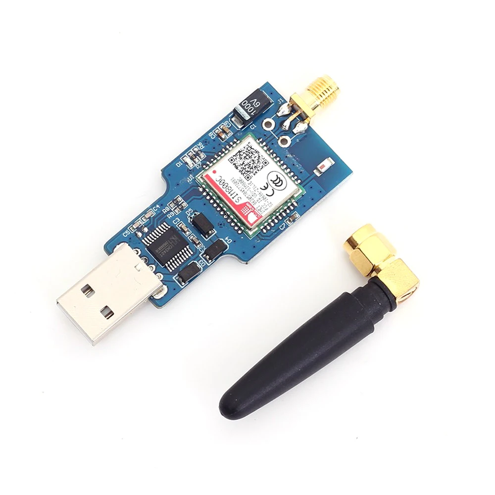 USB к GSM GPRS SIM800C беспроводной Bluetooth компьютерный контроль вызова с антенной
