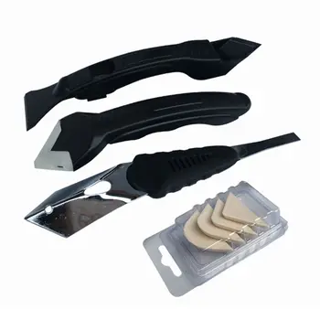 

New 3 Pieces / Set Mini Handmade Tools Scraper Utility Practical Floor Cleaner Tile Cleaner Surface Glue Residual Shovel