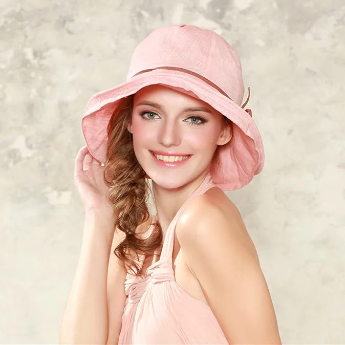 Kenmont Summer Outdoor Anti-uv Womens Bucket Hat Vacation Beach Cap