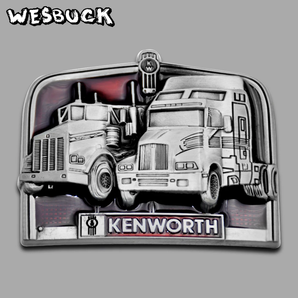 

WesBuck Brand Belt Buckle Kenworth Truck Belt Buckle With PU Belt