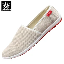 Urbanfind atmungs mann hanf flache schuhe eu 39-44 mode im freien beiläufigen stil licht & soft männer sommer schuhe