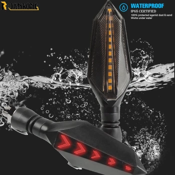 

Motorcycle Turn Signal Light Flashing 12 LED light swaterproof FOR DUCATI MONSTER 696 796 796 848 Monster400/600/900/1100