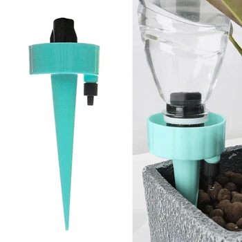 

Garden 6PCs Plant Water Dispenser Automatic Watering Nail System Adjustable Water Flow Drip Irrigation Watering Equipment Kit