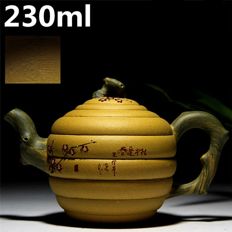 

Handmade Chinese Teapots 230ml Zisha Teapot Purple Clay Mud Tea Pot Ceramic Authentic Yixing Tea Set Porcelain Tea Kettle