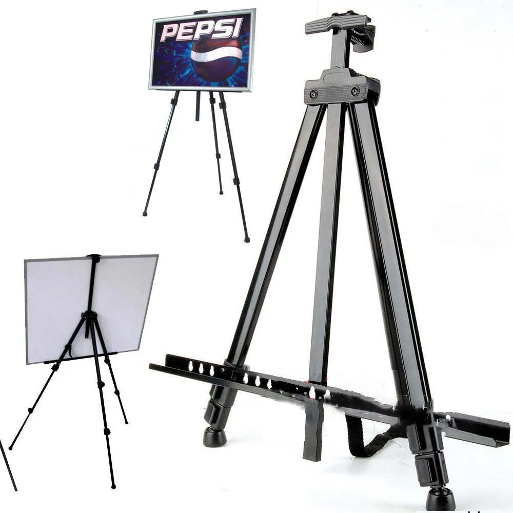 

155cm Foldable Easels Collapsible Light Weight Adjustable Easel for Painting Drawing Artistic Folding Easel Artist Art Tools