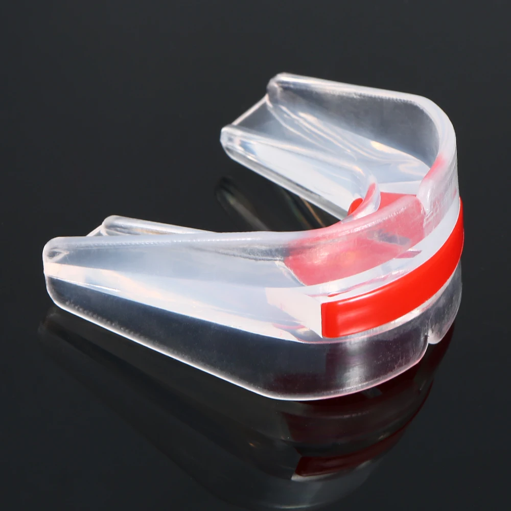 Double / Single Braces Mouthguard Adults Sport Mouth Guard for Football Boxing Basketball Lacrosse MMA Hockey