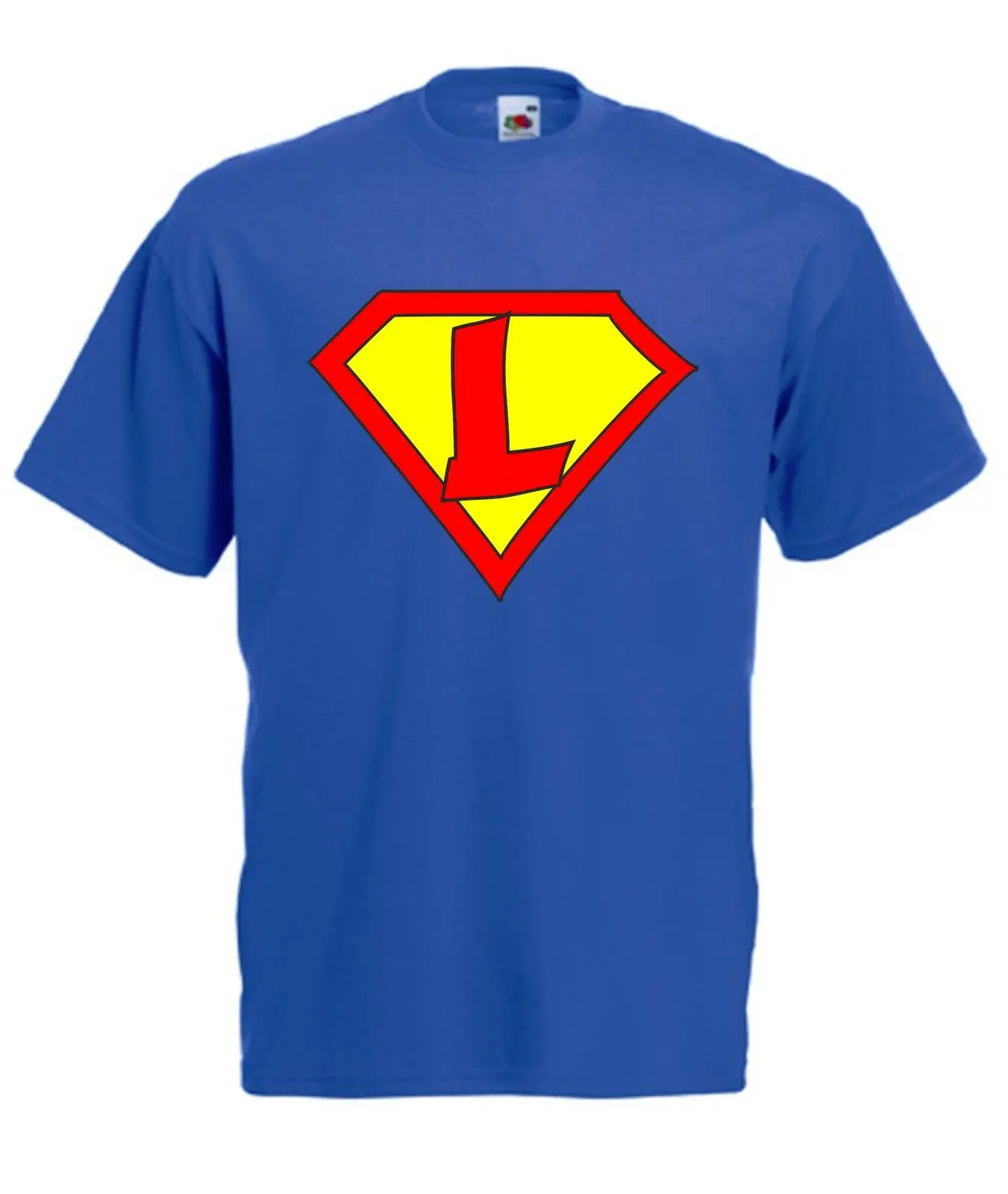 Супермен Футболка mit deinen initalialen! Du bist jetzt der Superman Buchstabe L | Мужская одежда