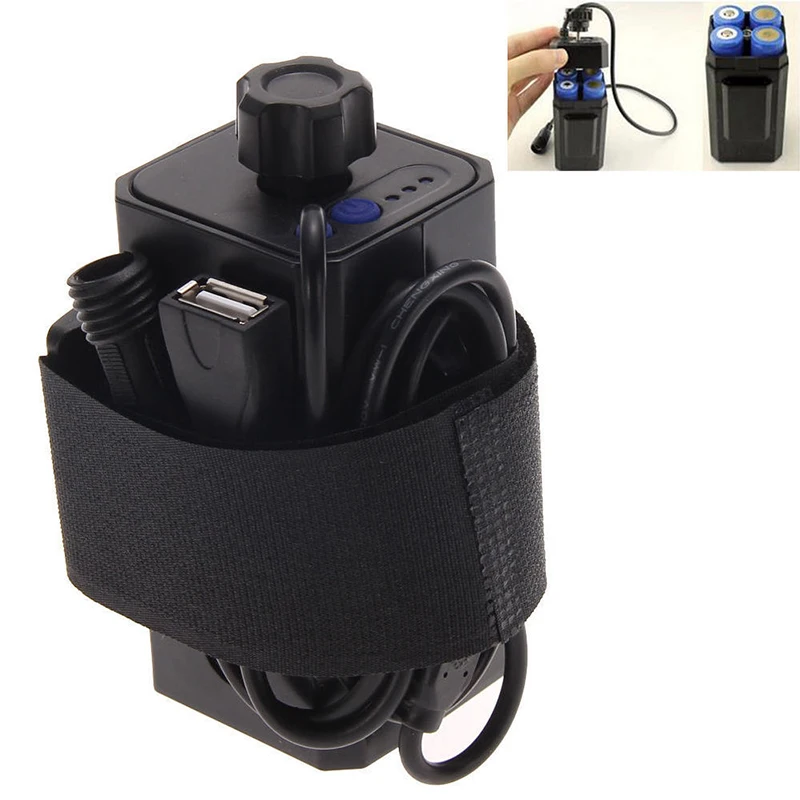 

8.4 V 18650 Waterproof Battery Pack Case House Cover Fit Bicycle Bike Lamp
