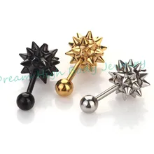 Новинка, серьги-гвоздики в форме конуса, кольцо для ногтей, мужское ювелирное изделие,, популярные серьги для женщин, мужские золотые серьги