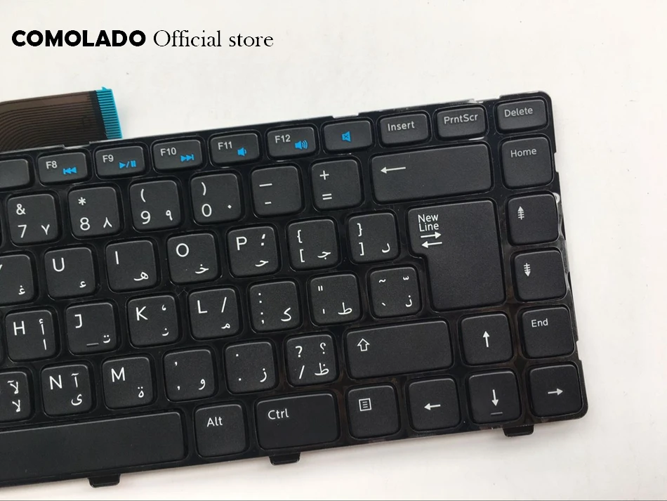 AR арабская клавиатура для DELL 3421 14R 2158 5421 V2421 15Z 5523 черный без рамки Клавиатура