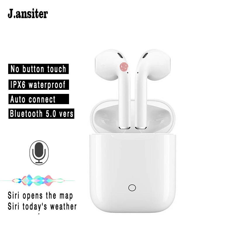 

PK i10 i12 Tws Mini Bluetooth Earphone Wireless Earphones Touch Type Air pods Earbuds Bluetooth 5.0 Headphone for iphone Android