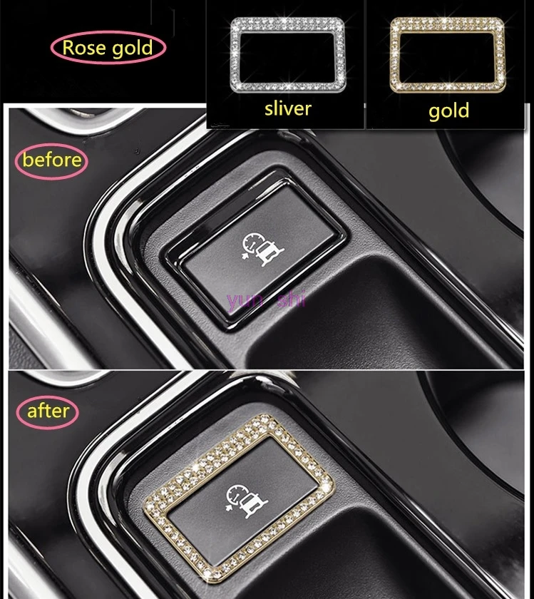 Car TerrainResponse Traffic System Button Frame Decoration Sticker Car-styling For Jaguar XE XF XFL F-PACE Accessories Upgrade