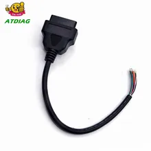 OBD 2 16 Pin Автомобильный Диагностический Интерфейс адаптер OBD2 16 Pin разъем для расширения OBD 2 открытие OBD кабель