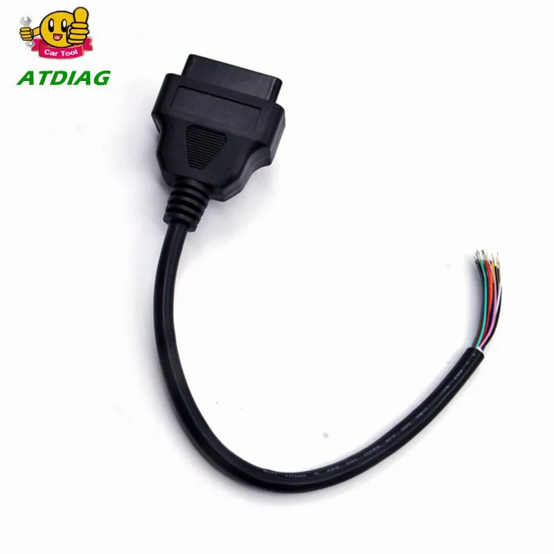 

OBD 2 16 Pin Car Diagnostic Interface Tool Adapter OBD2 16pin Female Connector To Extension OBD 2 Opening OBD Cable