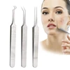 Comedone-Extractor de espinillas y puntos negros, agujas para exprimir acné, herramientas, cuchara para el cuidado facial, 8 estilos ► Foto 3/6