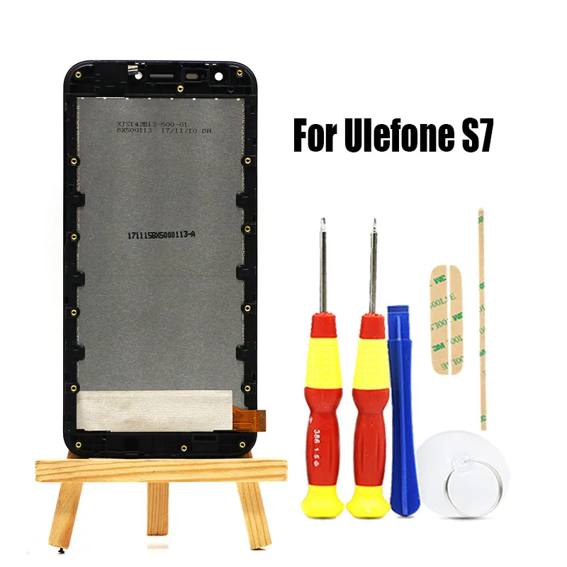 

Original 5.0 inch Touch Screen +1280X720 LCD Display+Frame Assembly Replacement For Ulefone S7/S7 Pro Phone