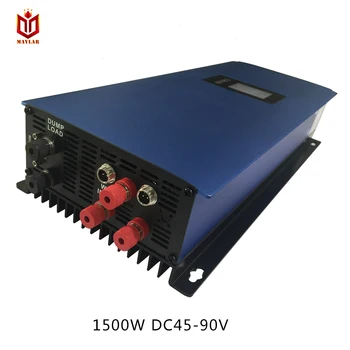 

MAYLAR 1500W Wind Grid Tie Inverter Pure Sine Wave For 3 Phase 48V (AC Wind Turbine) 180-260VAC with Dump Load Resistor Fuction