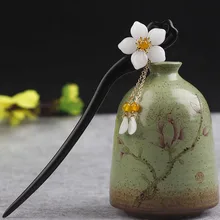 Handmade Natural Ebony Hair Sticks Hairwear Ancient Costume Wooden Hair Accessories Jewelry Chinese Ethnic Head Ornaments Handmade Natural Ebony Hair Sticks Hairwear Ancient Costume Wooden Hair Accessories Jewelry Chinese Ethnic Head Ornaments