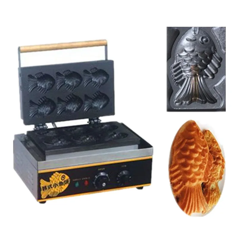 Korean Electric sea bream fish shape cake baking machine fish shape