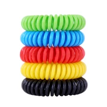 Детский весенний Противомоскитный браслет, Противомоскитный браслет, случайный цвет