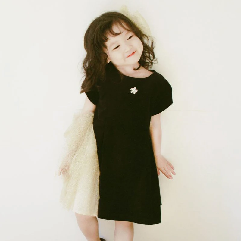 

Winter Girls Princess Dress With Big Bow Velvet Dress For Girls Costumes Evening Party Kids Christmas Dresses Vestidos Black