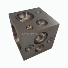 Goldsmith Инструменты Размеры 70 мм большой площади Dapping Блок с различными Размеры полушарий