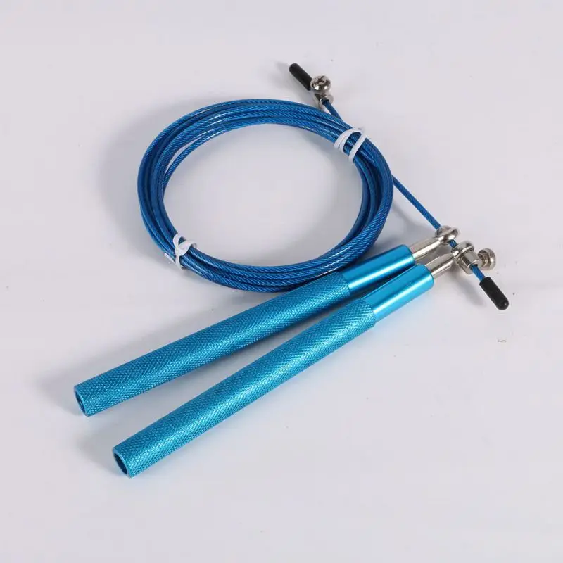 New Adjustable Crossfit Speed Jump Rope Ball Bearing Aluminum Handle
