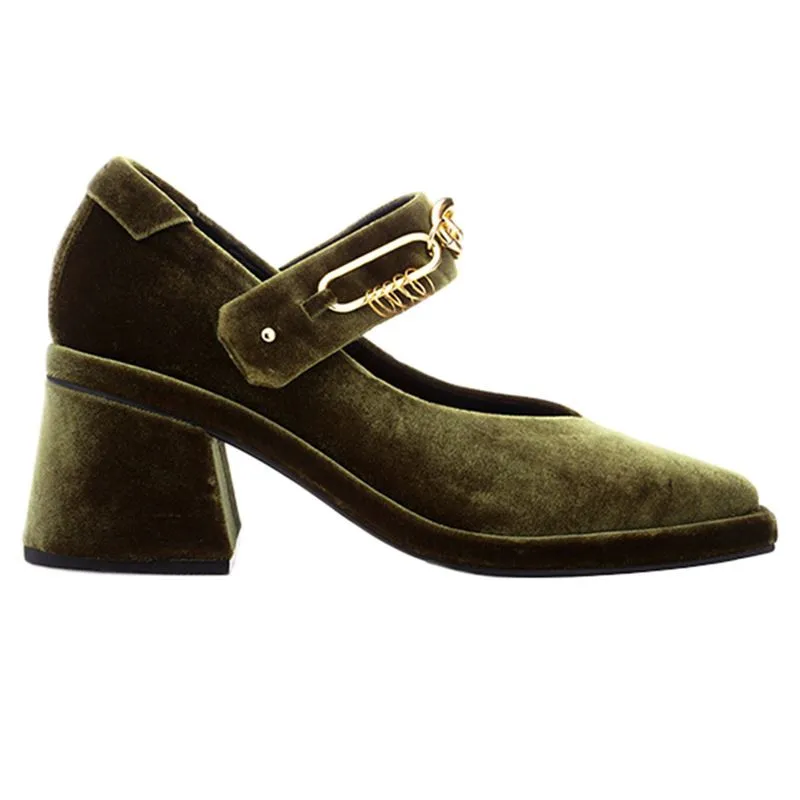 Tacones/элегантные туфли mary jane в стиле ретро; de mujer; дизайнерские женские вечерние туфли-лодочки на высоком каблуке с острым носком и металлической цепочкой