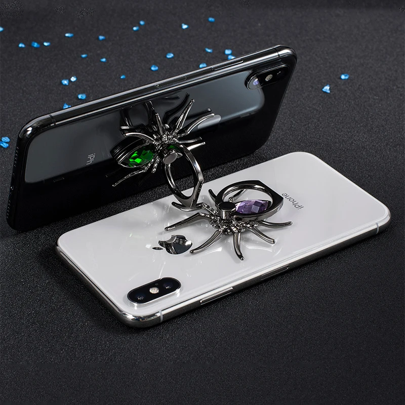 IKSNAIL персональное кольцо паука держатель телефона для iPhone металлический палец