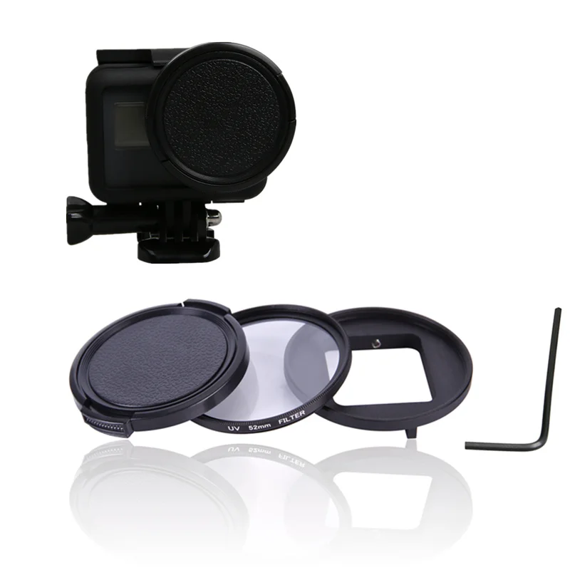 Buy Black 3 in 1 Set 52mm UV/CPL Filter+Lens Cap+Lens