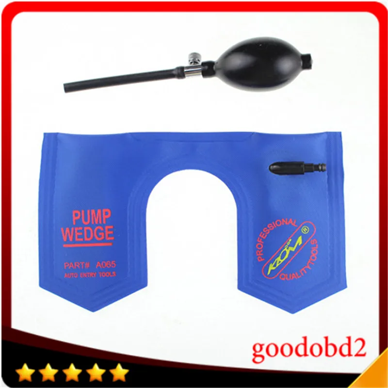 

Blue Color U Shape Klom Air Inflation Pump Wedge Airbag Air Wedge Locksmith Tool Padlock Tool Lock Pick Set