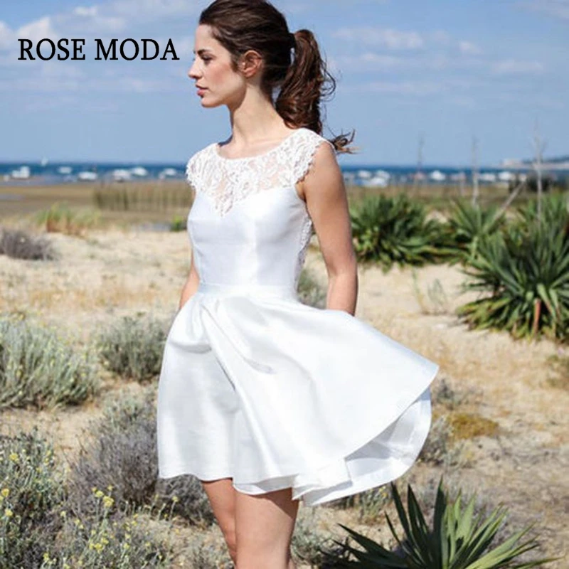 short beach wedding dresses 2019