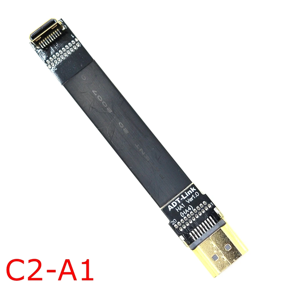 C2 FPV Mini HDMI Micro HDMI Adapter 5cm 2m FPC Ribbon Flat HDMI 2.0
