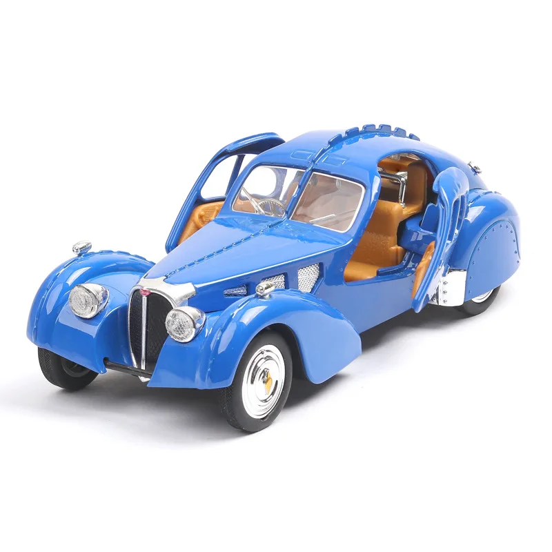 

Simulation 1:32 Type57 SC Classic car metal alloy model,hot sale 6 colors sound and light pull back car model,free shipping