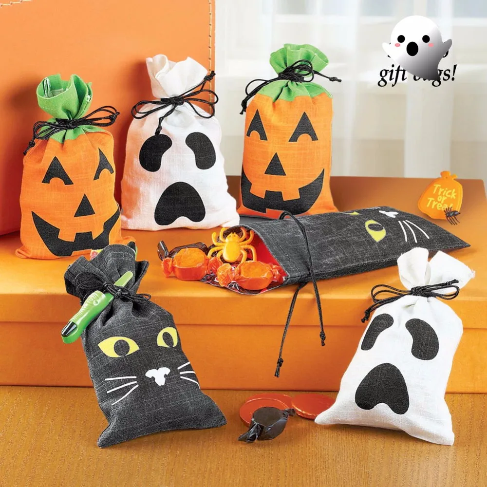 Buy 3 Pcs/lot Halloween Gift Bag 2017 New Halloween