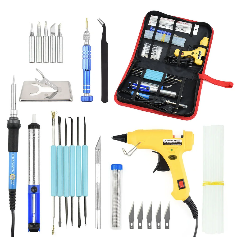 

Best Super PDR EU/US Plug Electric Soldering Iron Kit Thermo Electric Heat Temperature Tool Hot Glue Gun Hot Adhesive Glue Stick