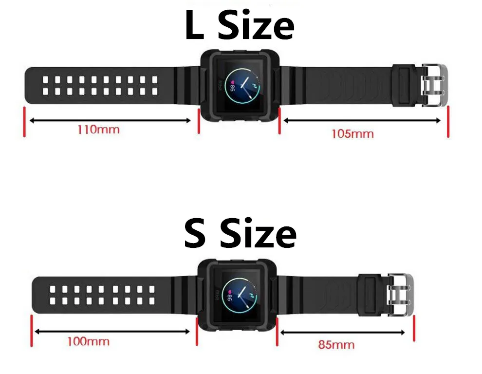 KINGBEIKE Silicone Watchband+Frame For Fitbit Blaze Bracelet Smart Watches Anti-fall Frame Protective Sleeve Protective Case