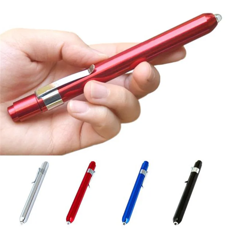 

4 Colors Medical First Aid LED Pen Light Flashlight Torch Doctor Nurse EMT Emergency Free Shipping Wholesales 2017 NM02 P2B