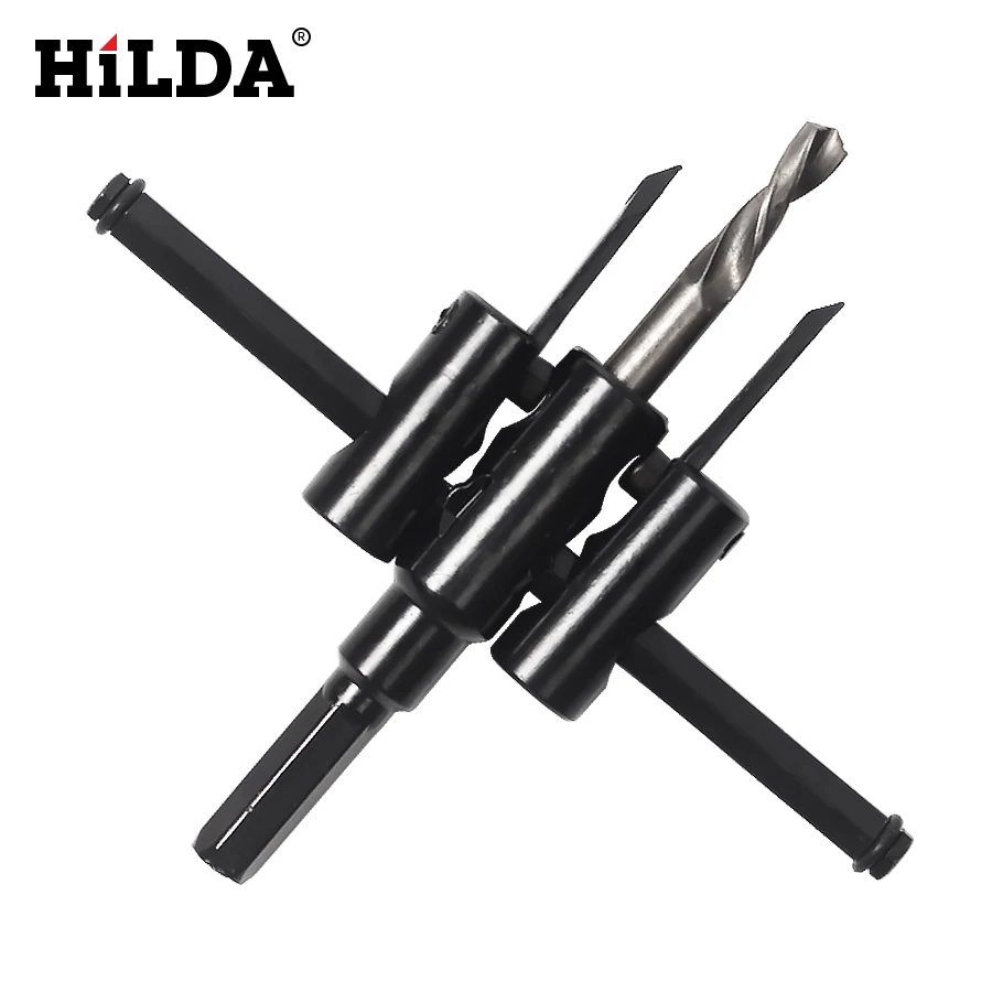 HILDA 1set DIY Tools Screw Extractor Drill Bits Handy Adjustable Metal