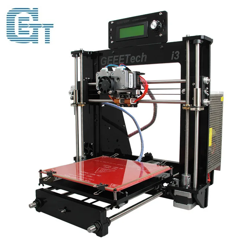  Unassembled-Geeetech i3 pro C dual extruder 3D printer DIY Kit Multiple filaments compatible Fast assembly and easy adjustment 