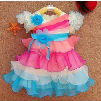 

2015 newborn infant baby dress toddler girl dress summer toddler girl dress princess party dresses for infant baby girls