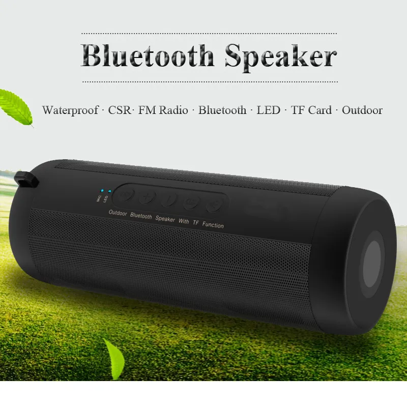 Super Bass T2 Bluetooth Speaker Mini Portable Outdoor IPX5 Waterproof