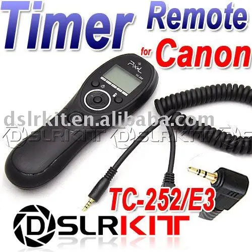 

TC-252 Timer Remote for CANON G10 G11 G1X Rebel T1i XSi XS XTi
